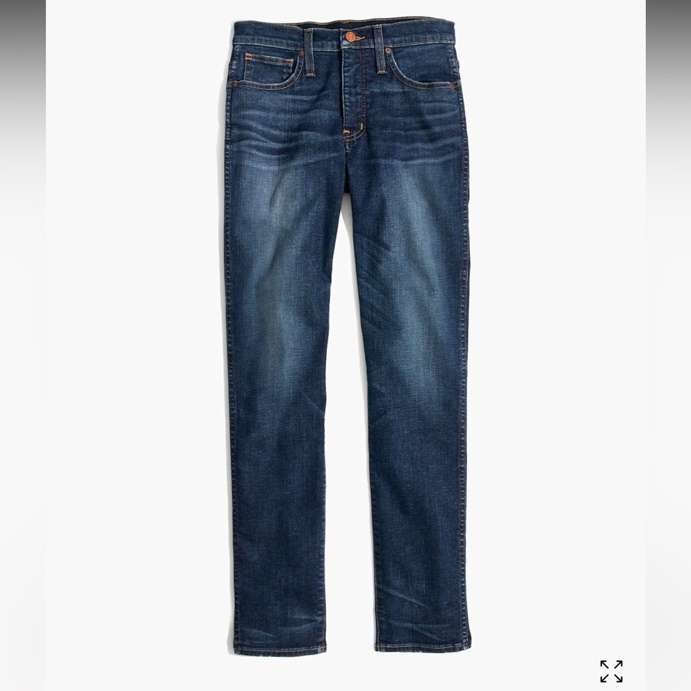 Madewell Slim Straight Jeans with Subtle Fading